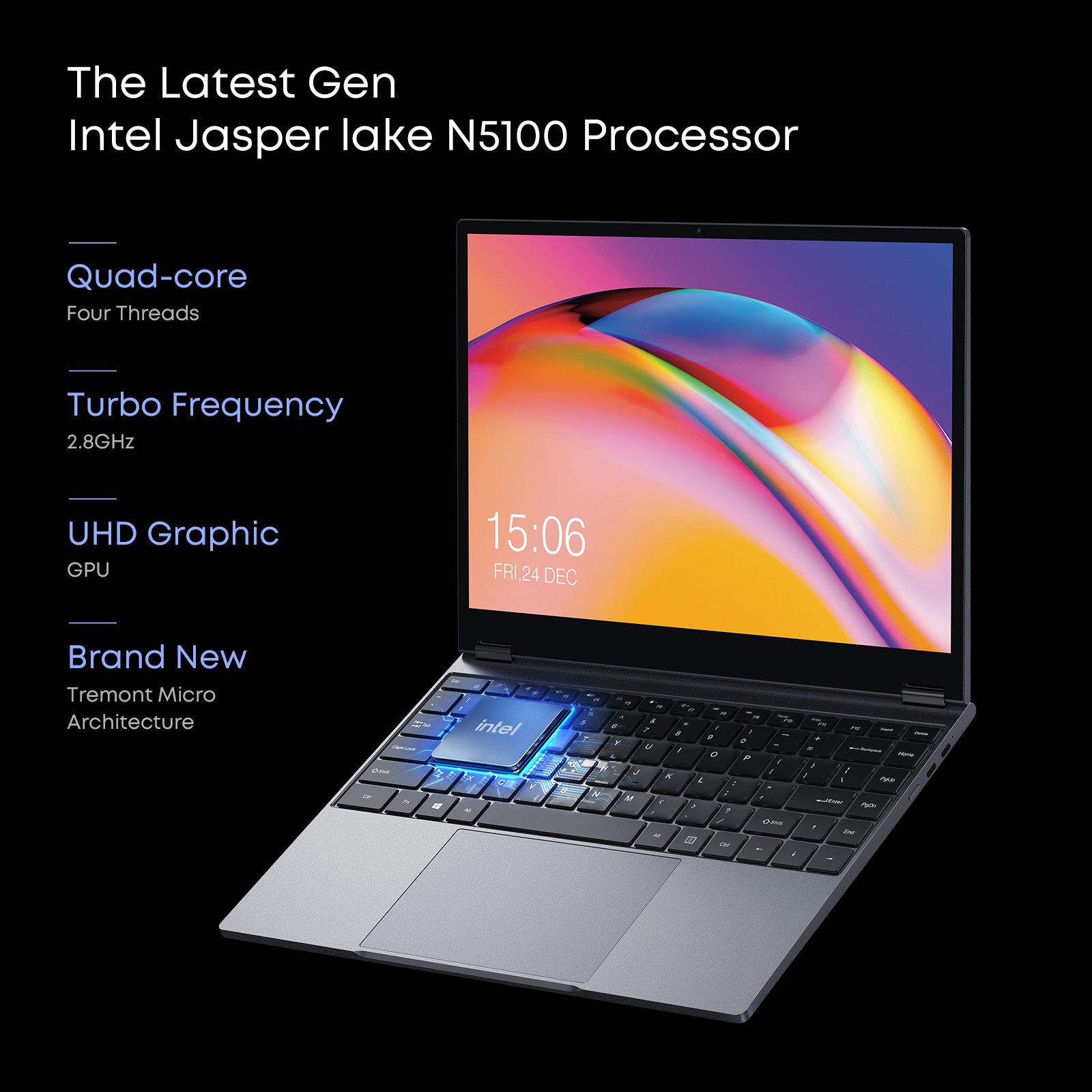 CHUWI FreeBook 13.5” Touchscreen Laptop – Intel N5100 360° Win 11 PC 12G 512G