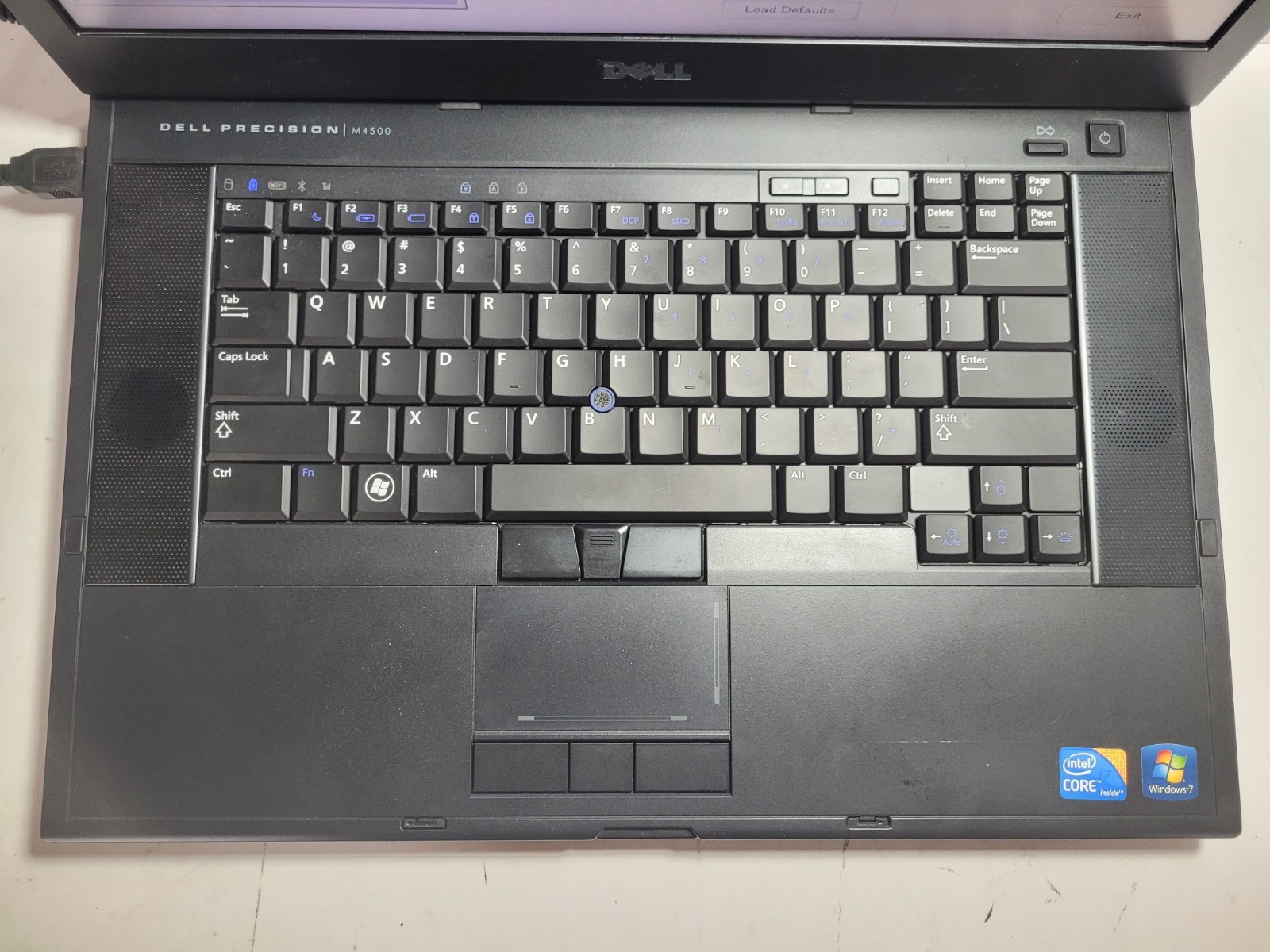 DELL PRECISION M4500 w/i7-Q740, 4GB RAM, Quadro FX880M GLM 1GB for Repair #0312