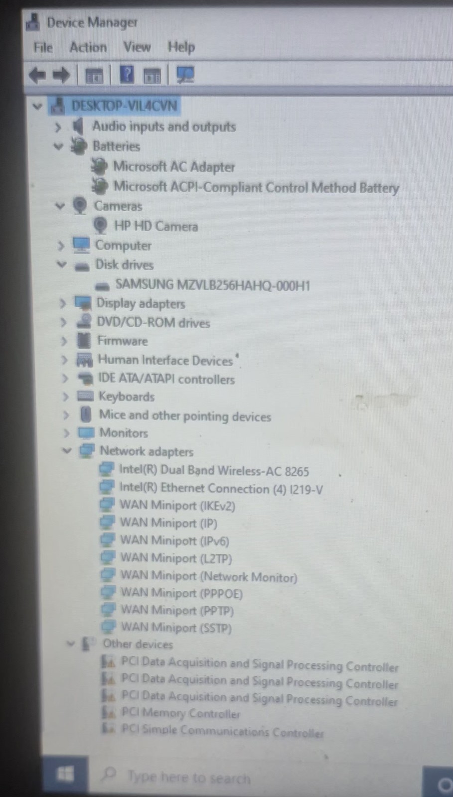 HP ProBook 650 G4 15″ CORE i5 8250U 1.6 GHZ 8GB 256GB WIFI WIN 10 + Ac Adapt