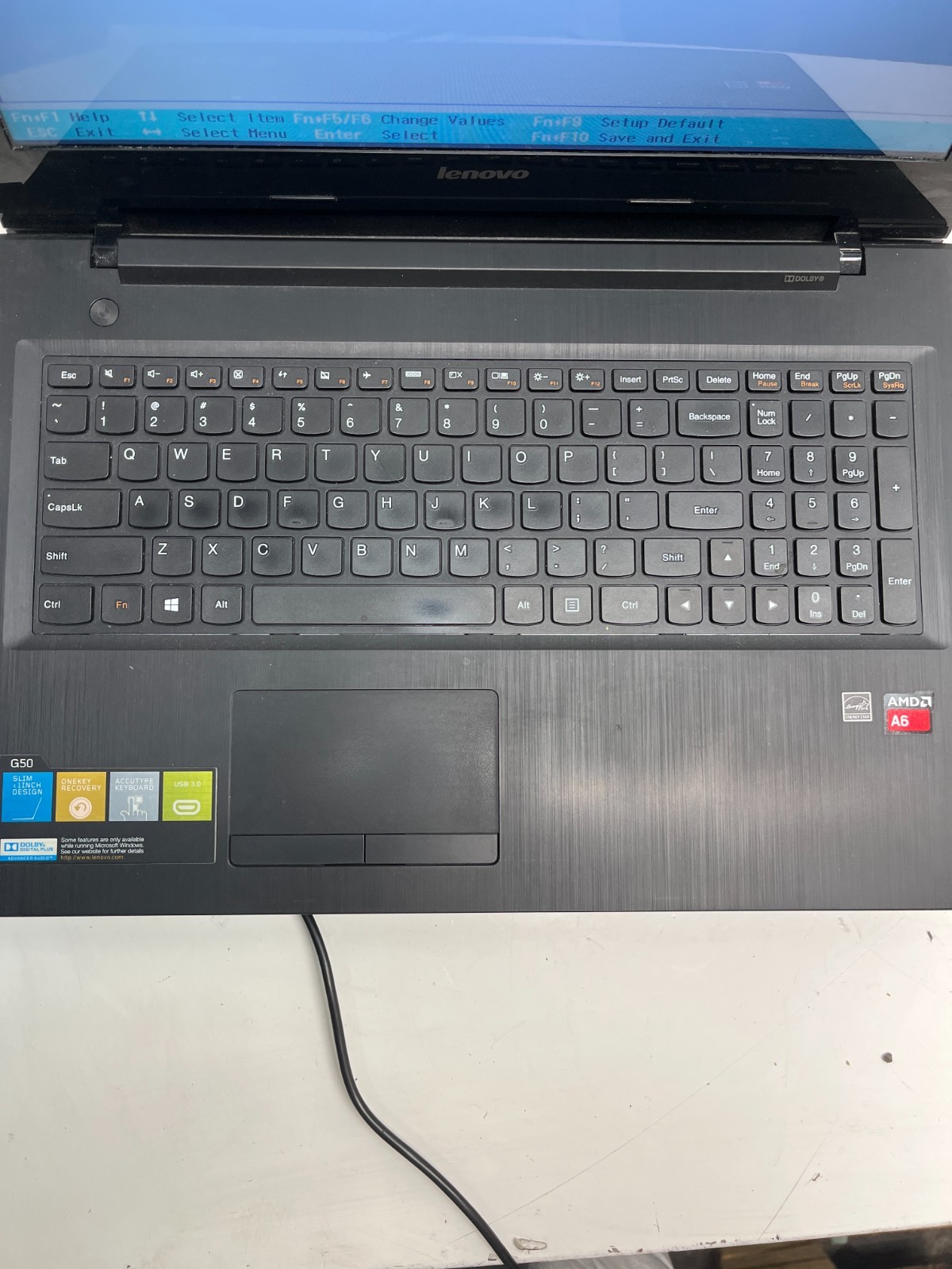 Lenovo G50-45 AMD A6-6310 Radeon R4 4GB NO HDD