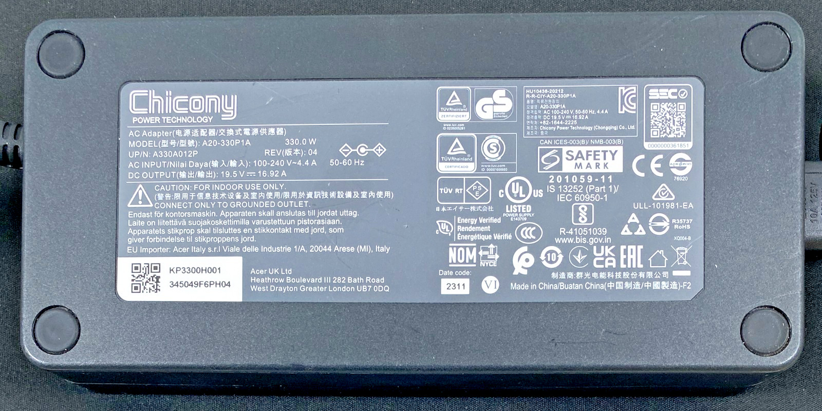 GAMING Acer Predator Helios 18 N23Q2 i9-14900HX 32GB RAM 2TB SSD GeForce RTX4090