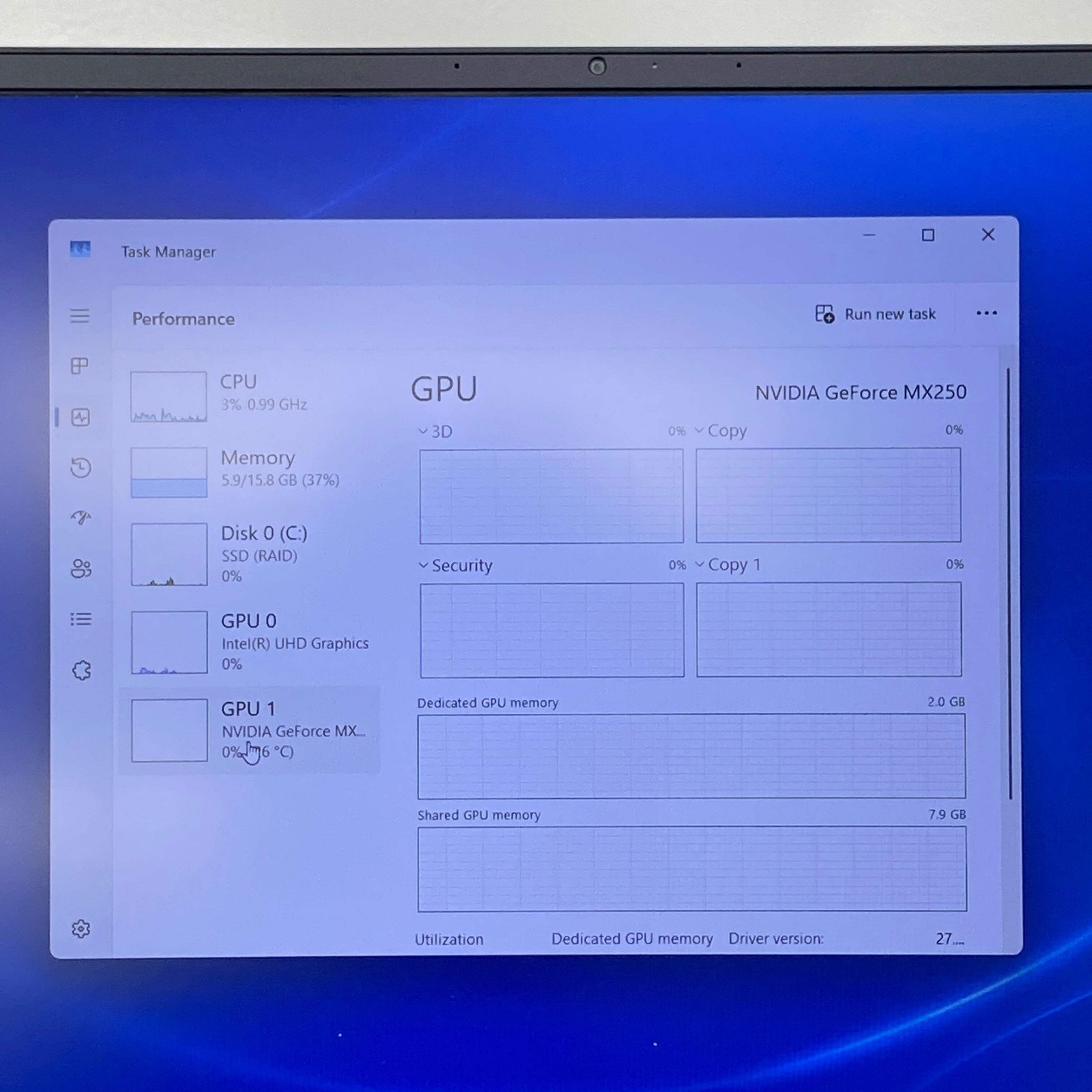 Dell Vostro 5590 15.6″ i7-10510U 1.8GHz 16GB RAM 512GB SSD GeForce MX250