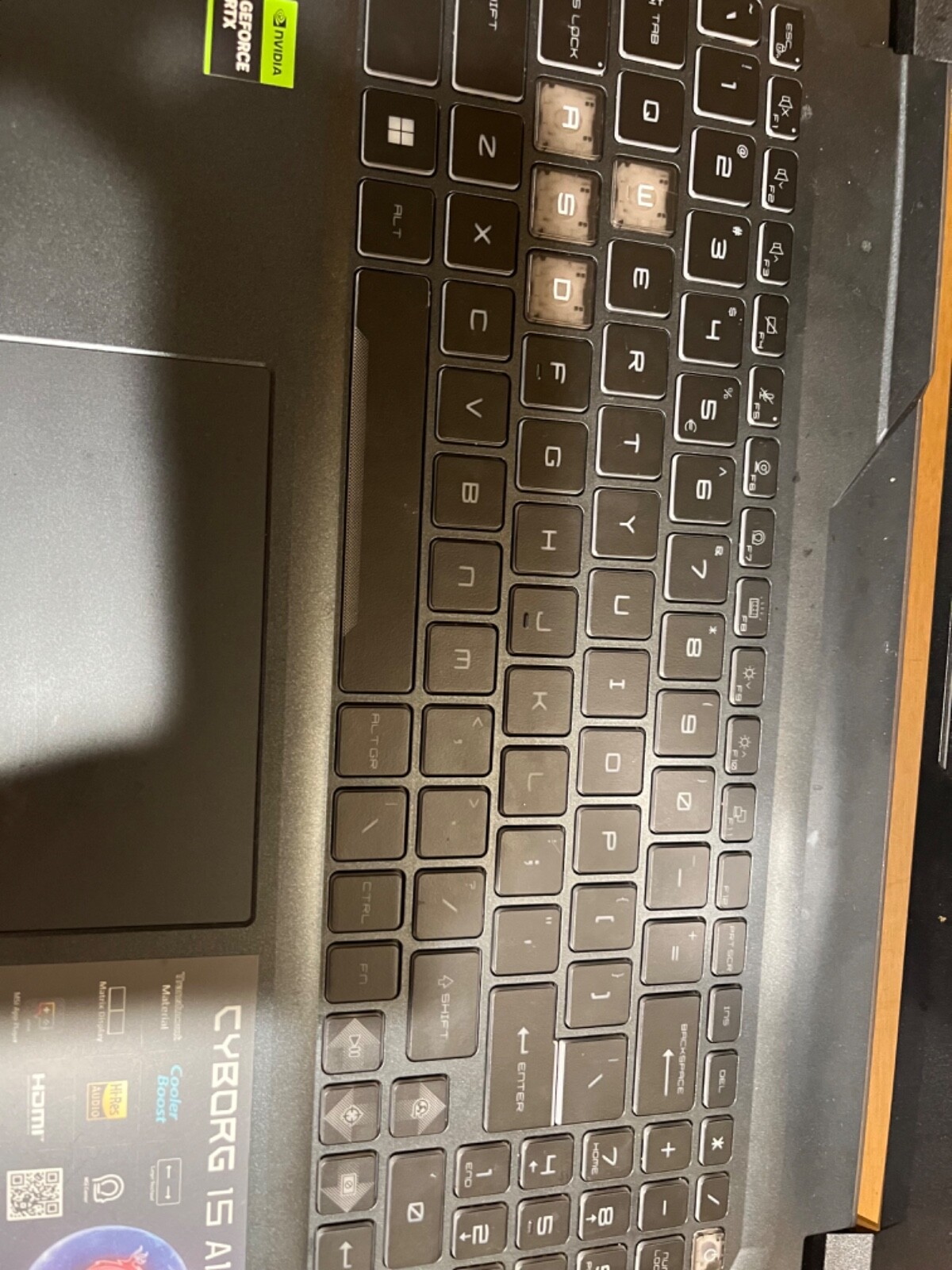 MSI Cyborg 15.6 in (512GB SSD, Intel Core i7 13th Gen 4.90 GHz, 16 GB) Laptop –