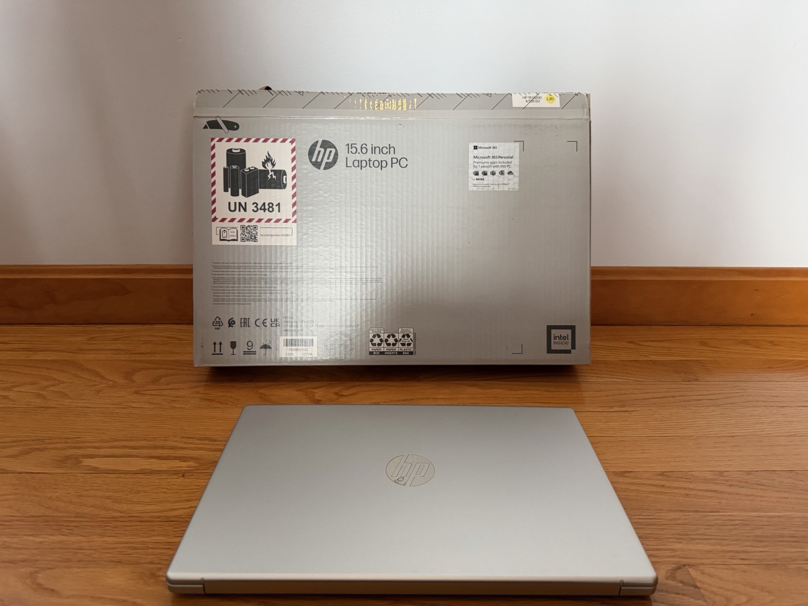 HP 15.6″ Laptop Intel N200 4GB RAM 128GB SSD Silver Windows 11 Webcam Wi-Fi