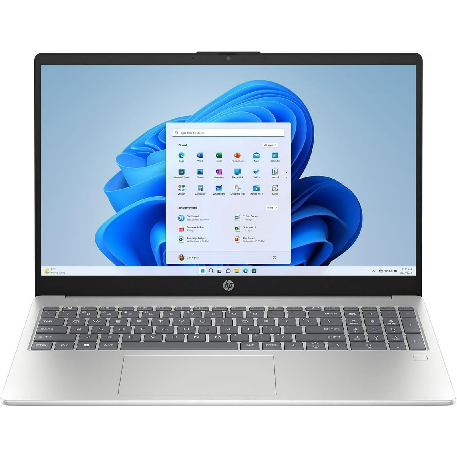 HP 15.6″ FHD Laptop: Intel N100, 4GB|128GB, Windows 11 Home