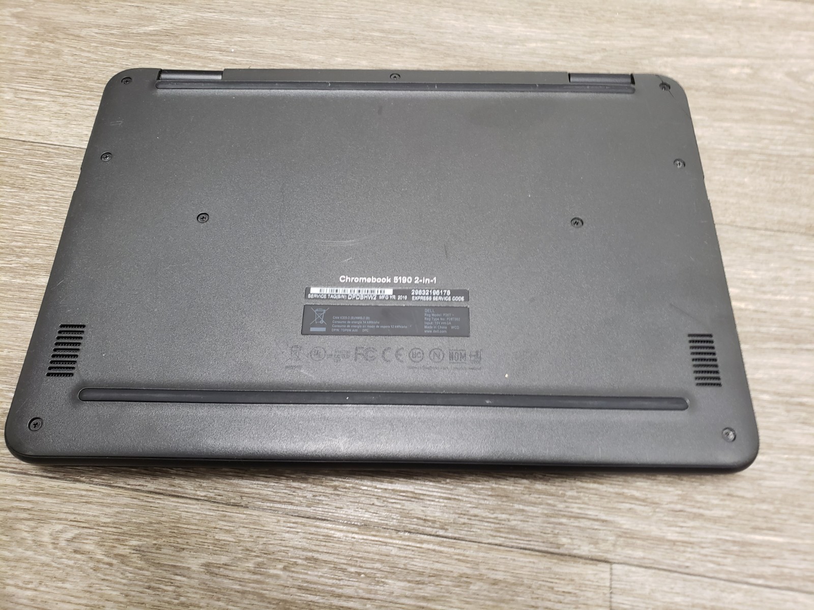 Dell 5190 2 in 1 Touchscreen Chromebook 11.6″ 4GB Ram 32GB SSD *Read Description