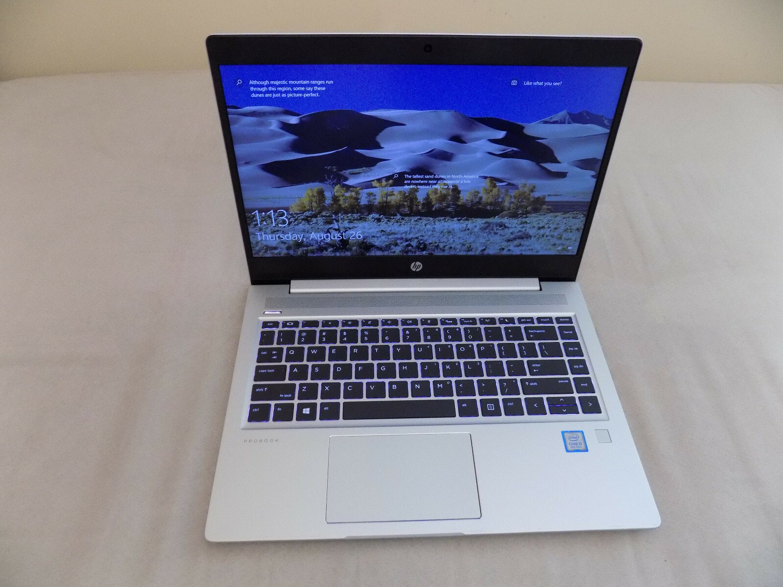 HP ProBook 14″ 440 G6, , Intel Core i5-8265u 1.60GHz,24GB 256GB SSD