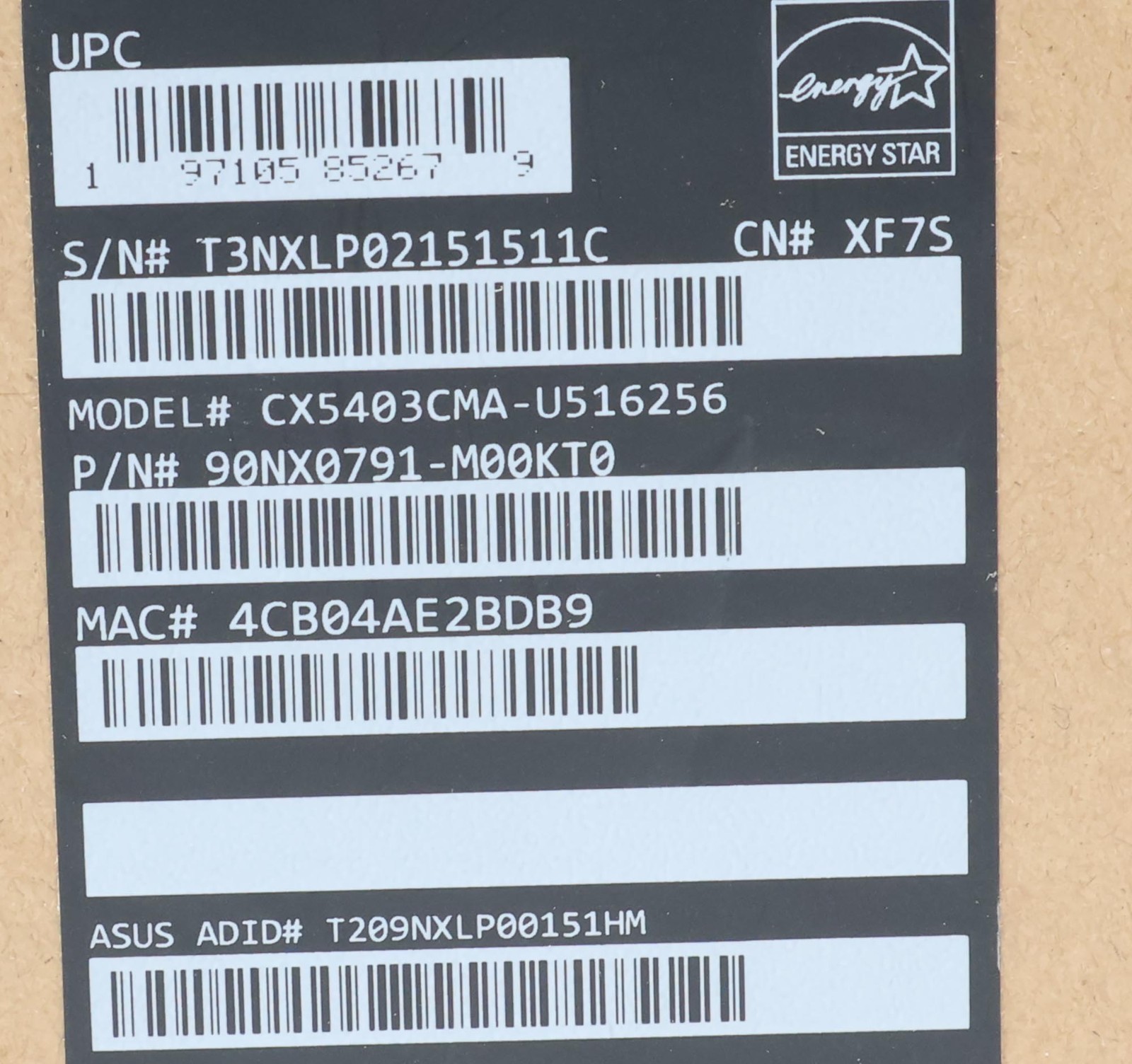 Asus Expertbook CX5403CM Chromebook Plus Core Ultra 5 115U 16GB 256GB 14″