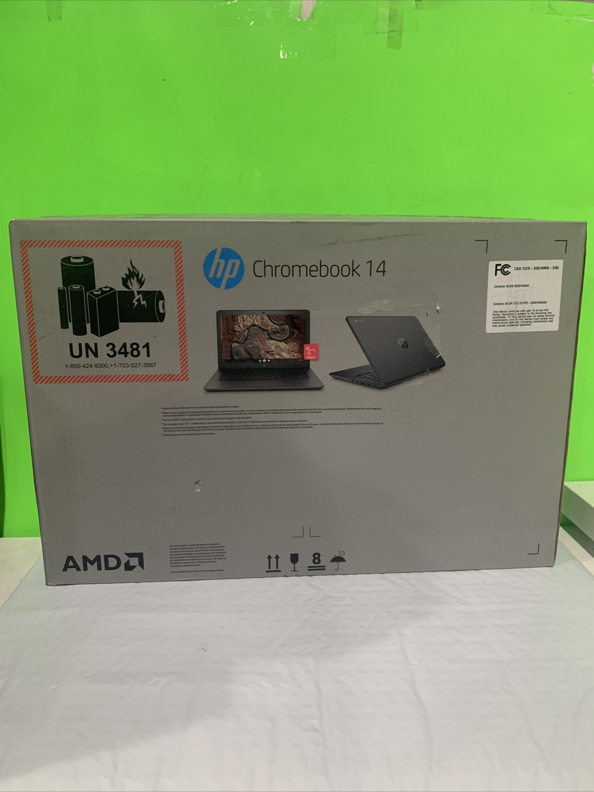 HP Chromebook 14″ HD Touchscreen 14-DB0025NR, AMD A4-9120, 4GB Memory, 32GB eMMC