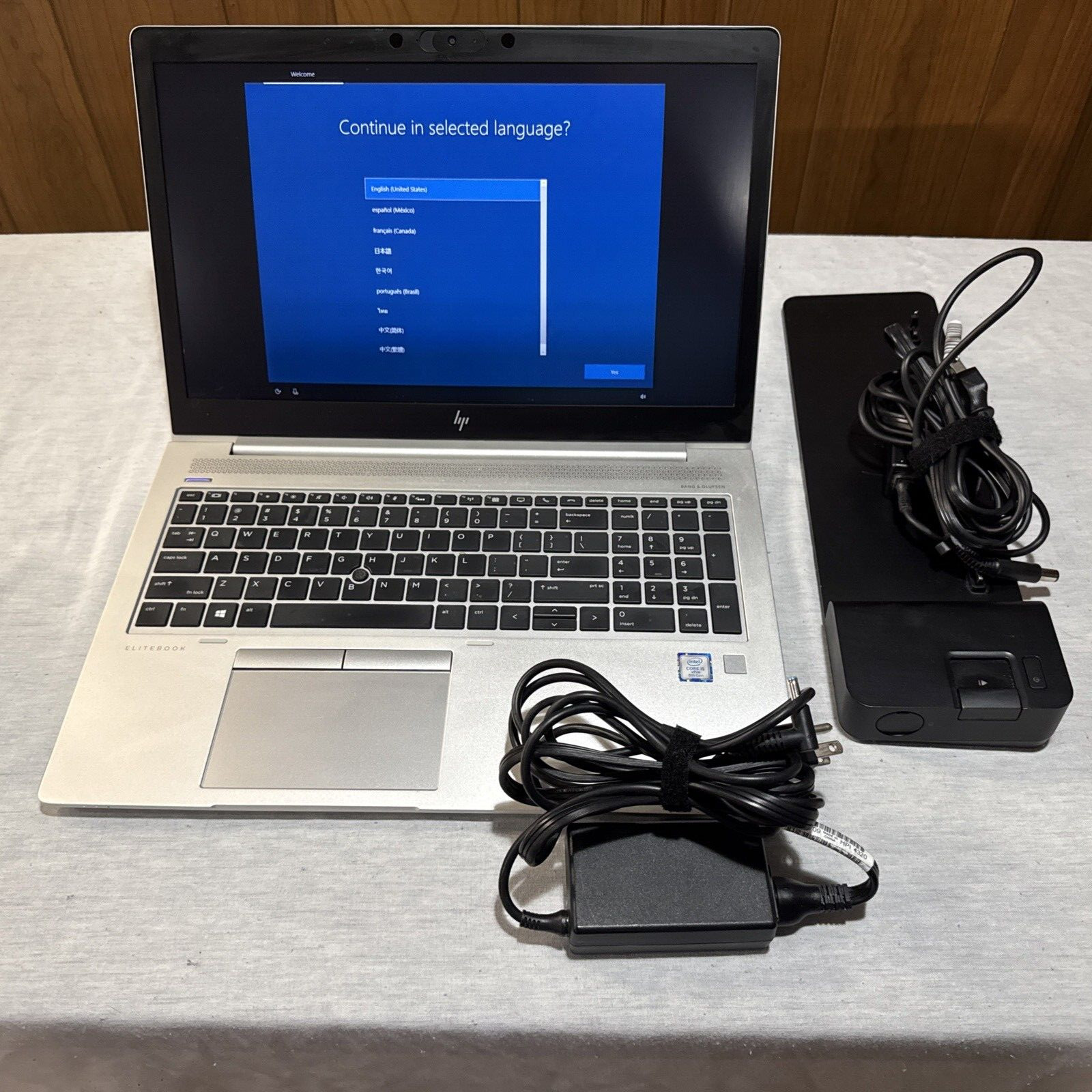 HP EliteBook 850 G6 – Intel Core i5-8365U – 7KJ99UT#ABA w/ Ultraslim Dock