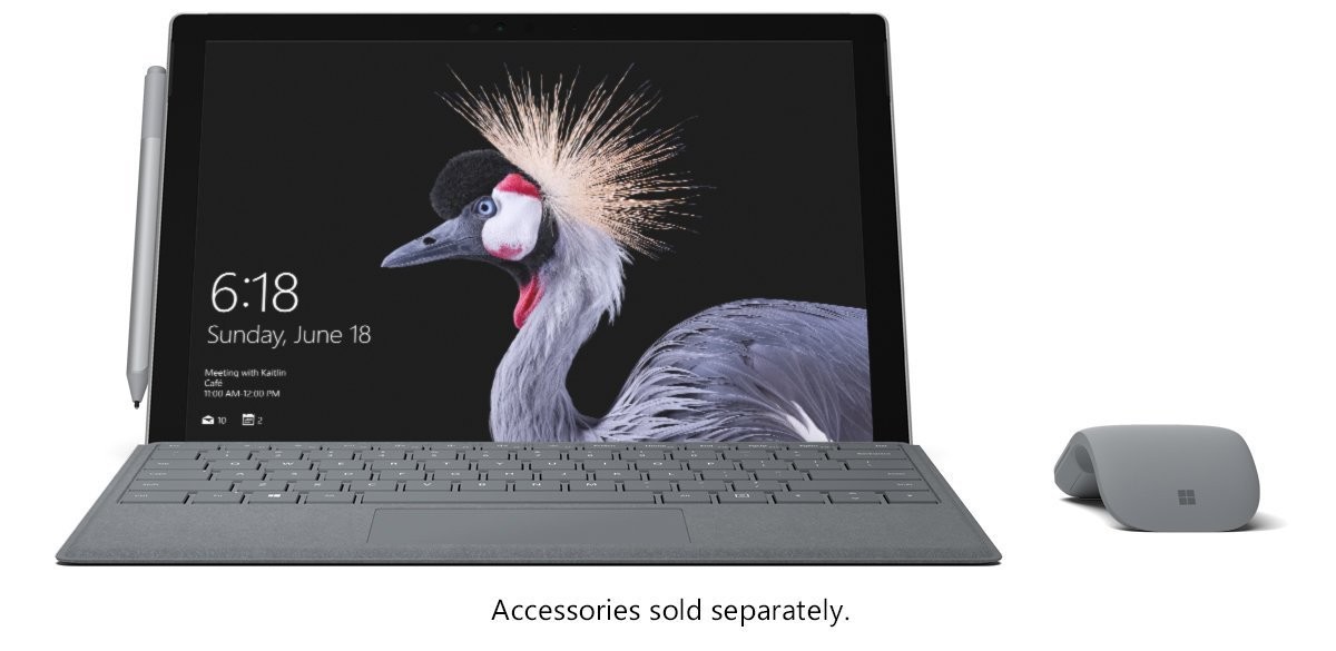 Microsoft Surface Pro (5th Gen, 1796) Intel Core M 4GB RAM / 128GB, 2017 model