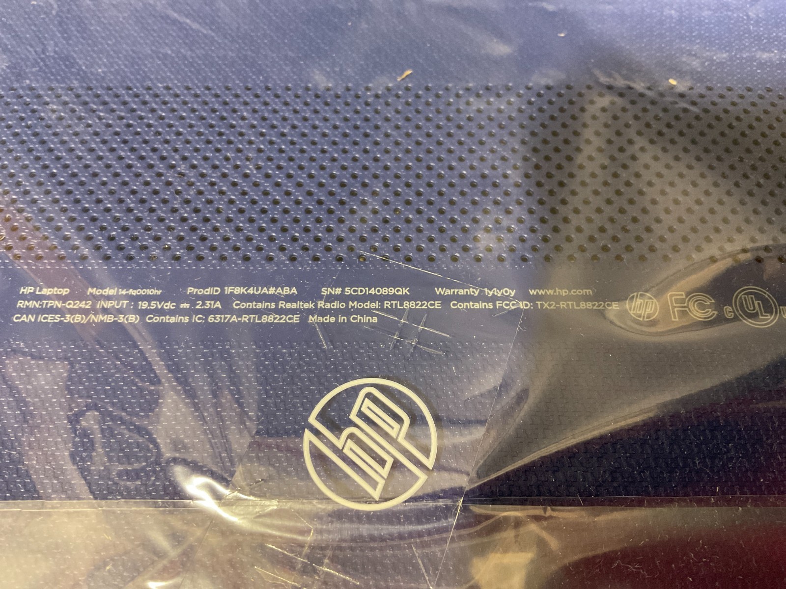 HP Laptop 14-fq0010nr 3020e 4GB 64GB 14W indigo blue 1F8K4UA#ABA ✅❤️️✅❤️️