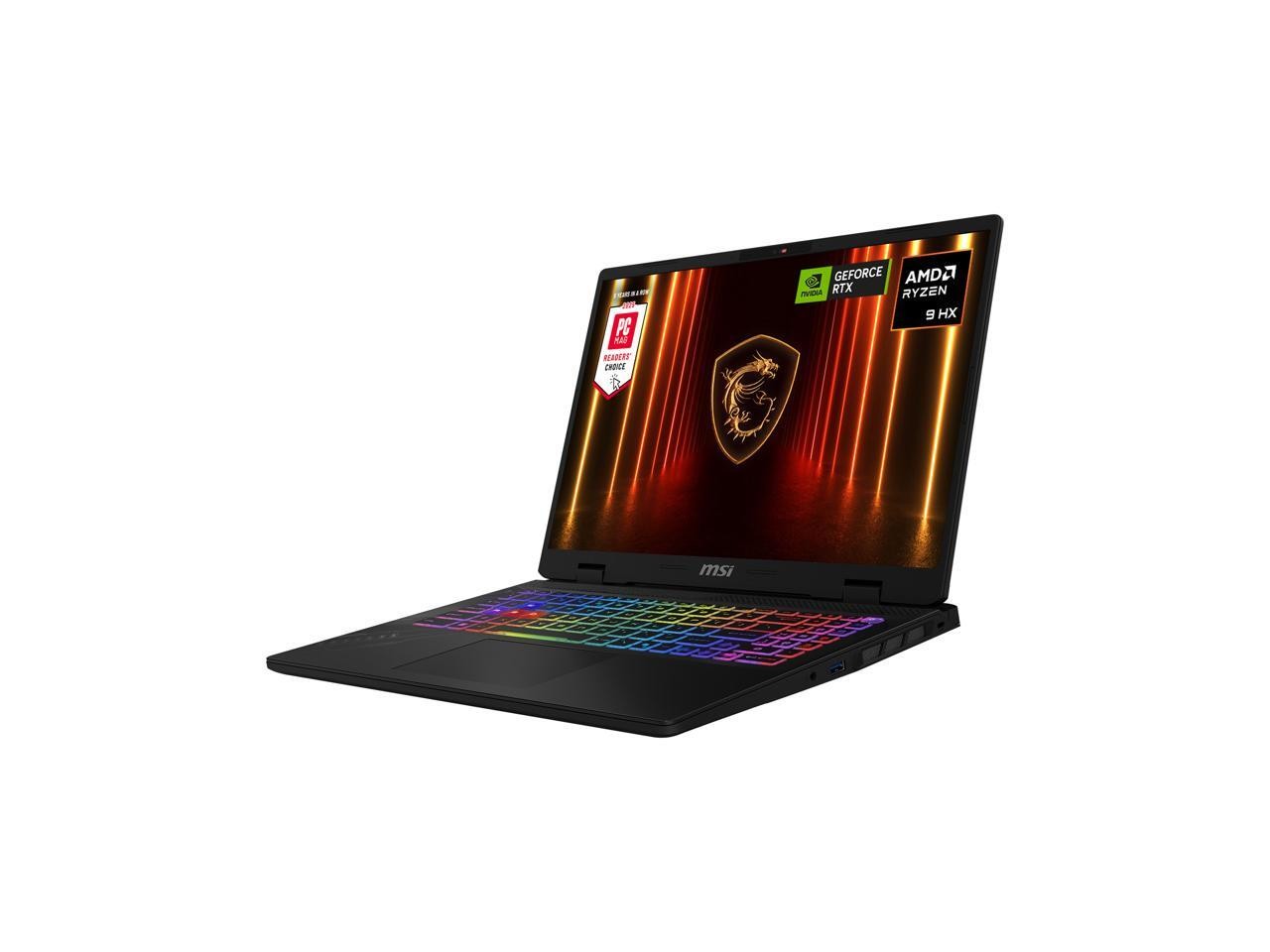 MSI CROSSHAIR A16 16″ QHD+ 240Hz AMD® Ryzen™ 9-8940HX RTX 5060 32GBDR5 1TB NVMe