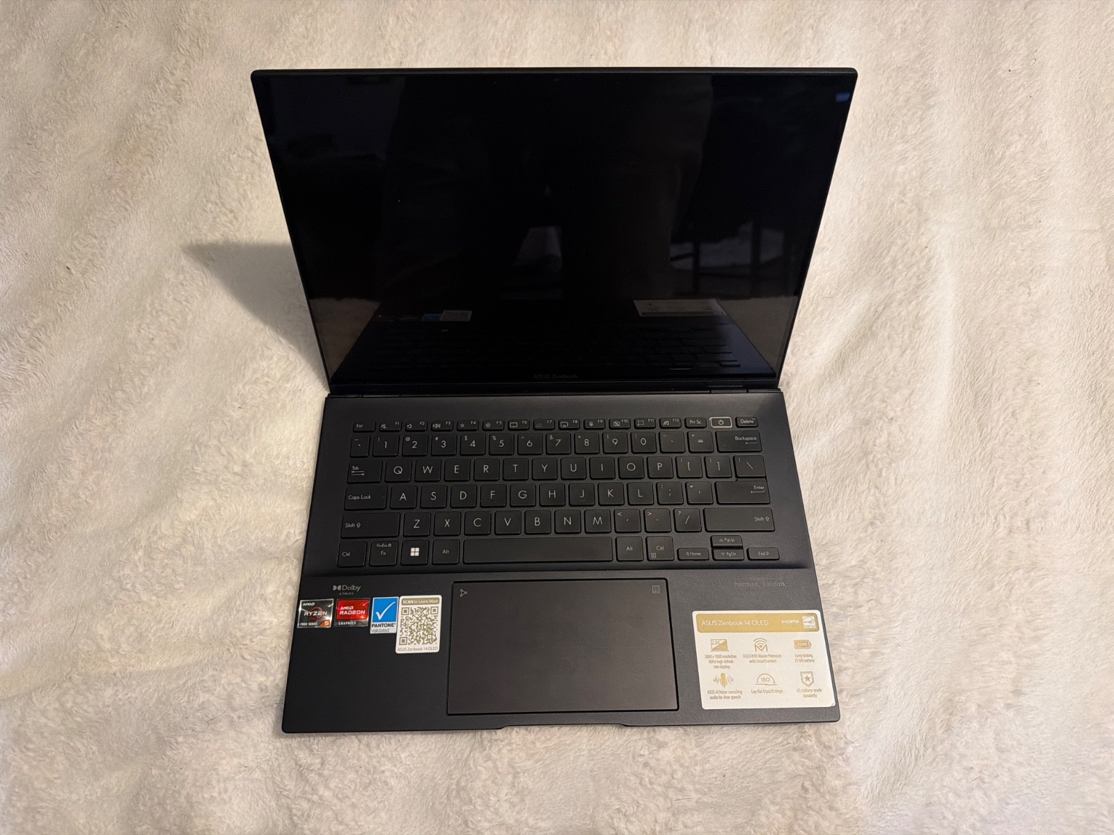 asus zenbook 14 oled ryzen 5 black
