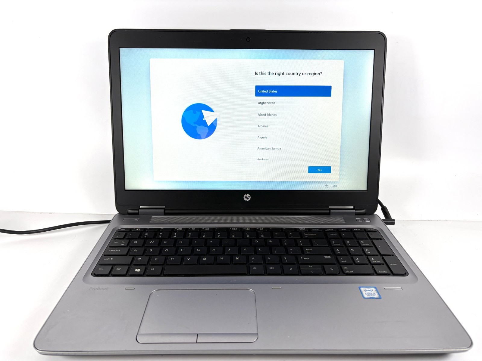 HP ProBook 650 G3 – 15.6″ HD, 2.5GHz i5, 4GB RAM, 128GB SSD, Windows 11 Pro