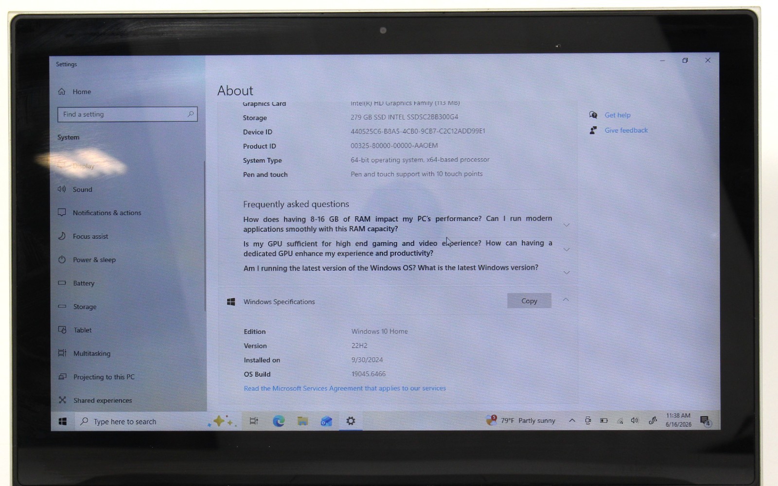 Dell Inspiron 13 7347 P57G001 13.3″ 300GB SSD 8GB RAM 1.7GHz i3-4010U; 519944