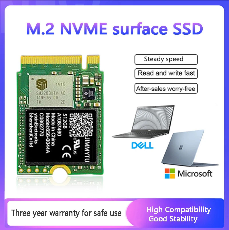 SSD M2 2230 1 Tb for Laptop Microsoft Surface Laptop3 /4 / 5 /Surface Pro 8 Pro