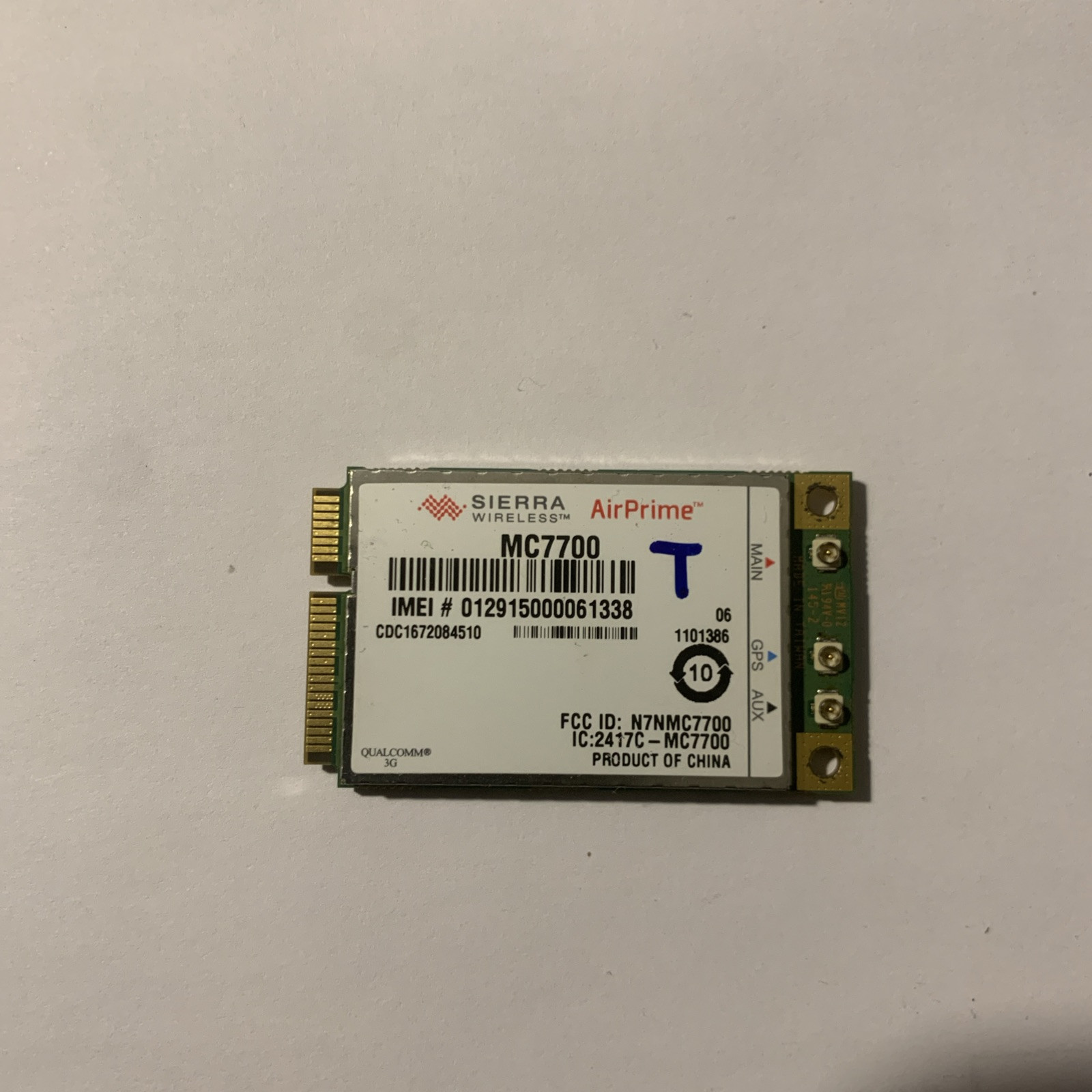 SIERRA WIRELESS MC7700 Airprime Adapter Panasonic Toughbook CF-31 / CF-53 4G LTE