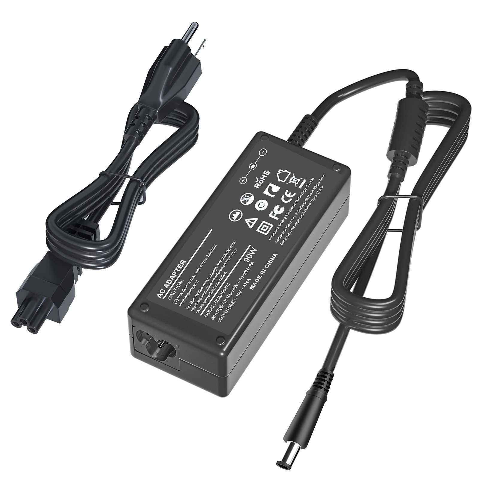 90W 65W AC Adapter Power Cord for HP All-in-One Desktop 22″ 24″ 24-DD 24-DF