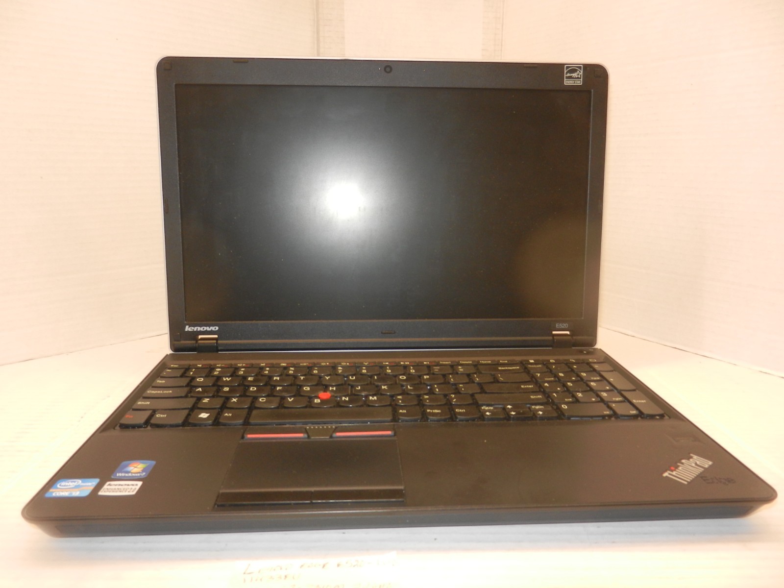 LENOVO THINKPAD E520-1143 15.6 COREi3-2310M@2.1GHZ4GB RAM 500GB HDD WIN 7 OFF 13