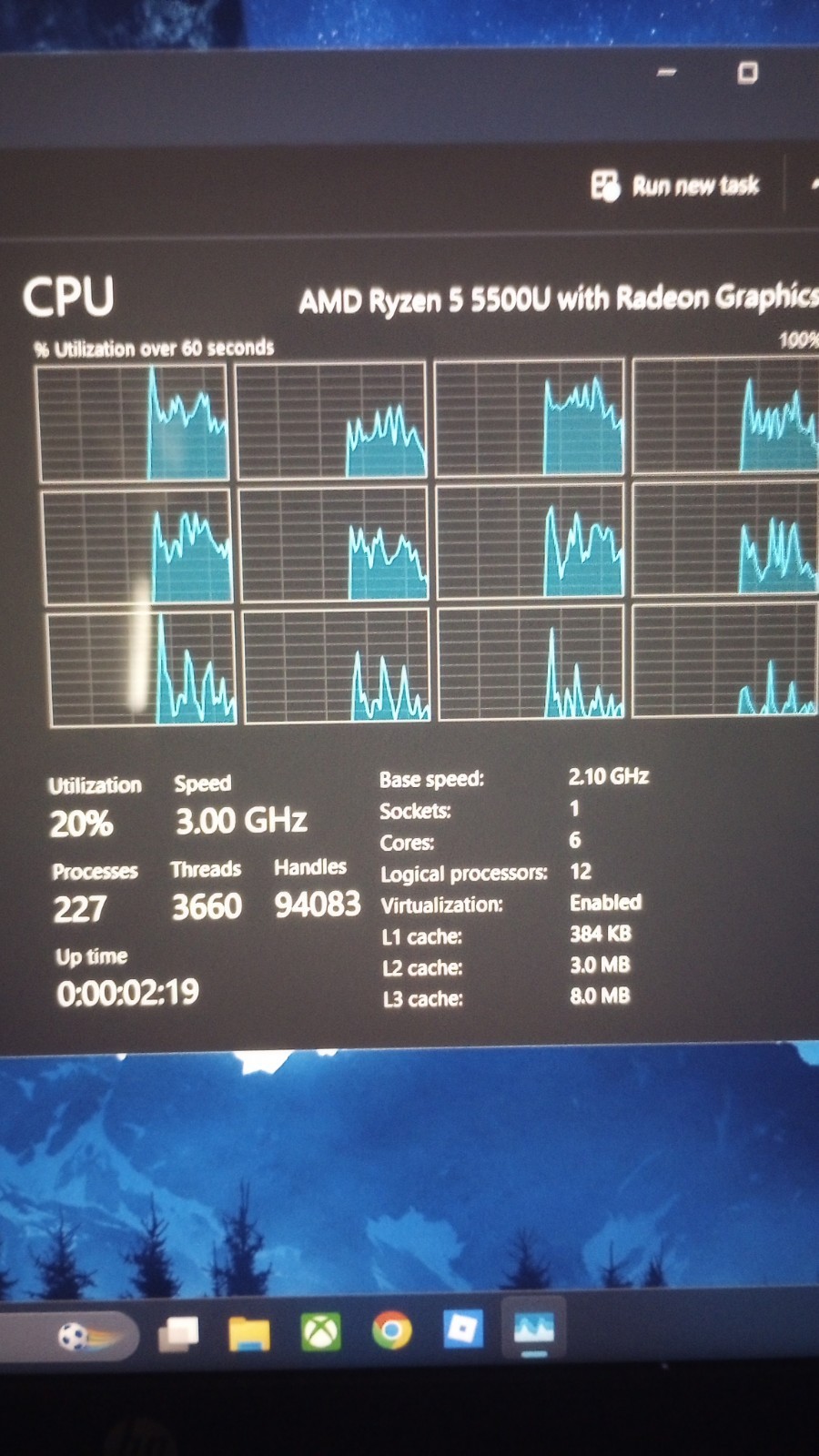 HP Pavilion 15-EH1052WM 15.6″ AMD Ryzen 5 5500U 512GB SSD 8GB Laptop (Read Desc)