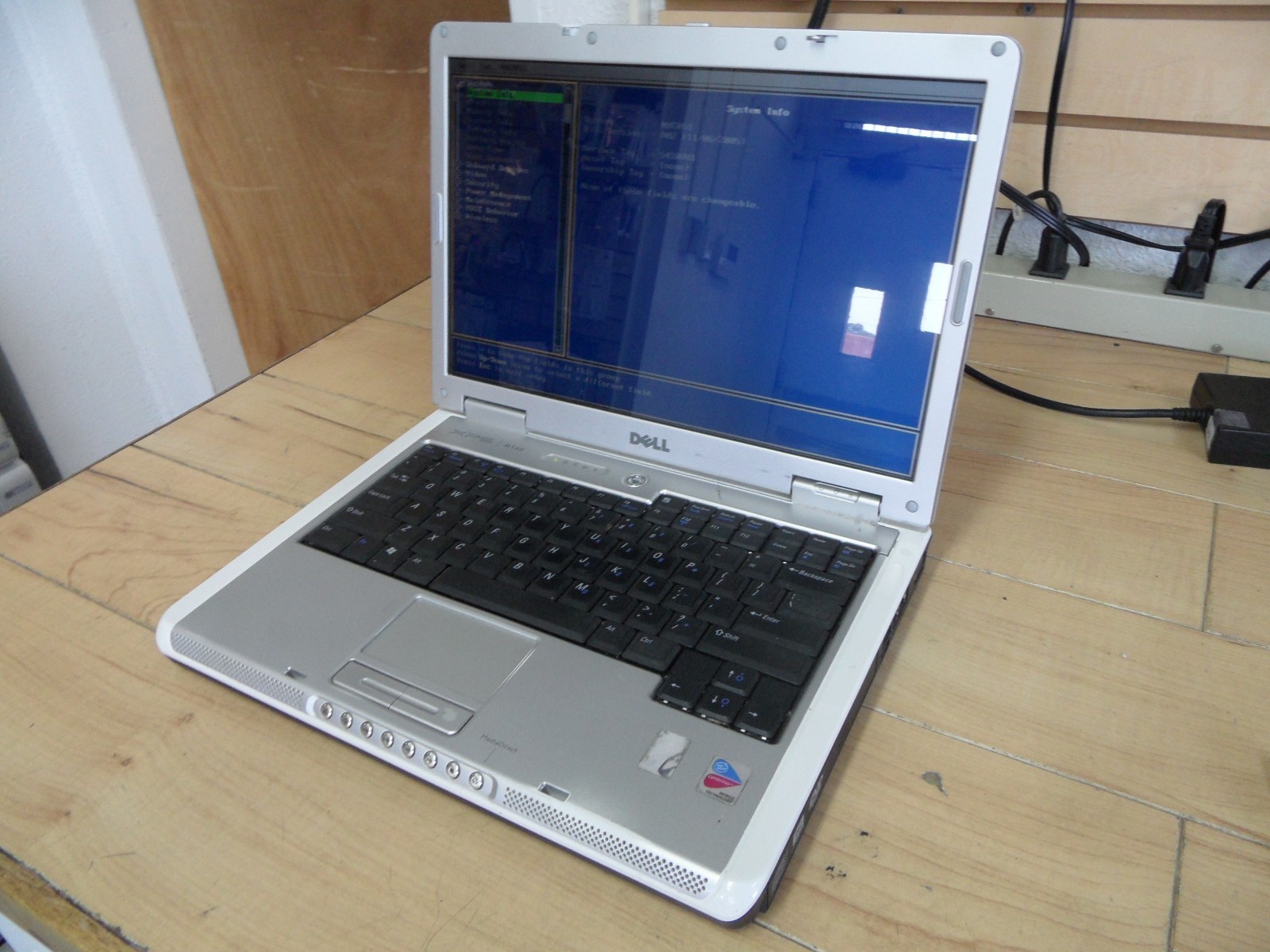Dell XPS M140 Laptop For Parts Posted Bios Hard Drive Wiped *