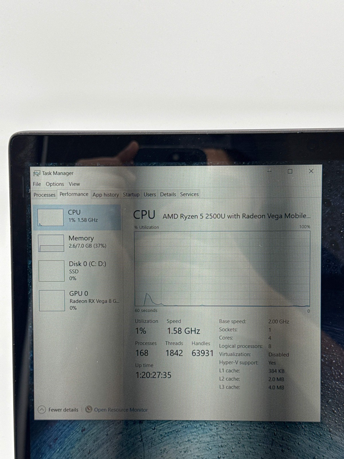 HP Envy x360 15-inch AMD Ryzen 5 8GB RAM 256GB SSD Laptop Used