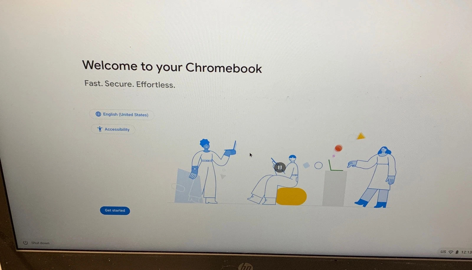 Lot of 5 HP G5 14 Chromebook N3350 1.10Hz 16GB 4GB Webcam