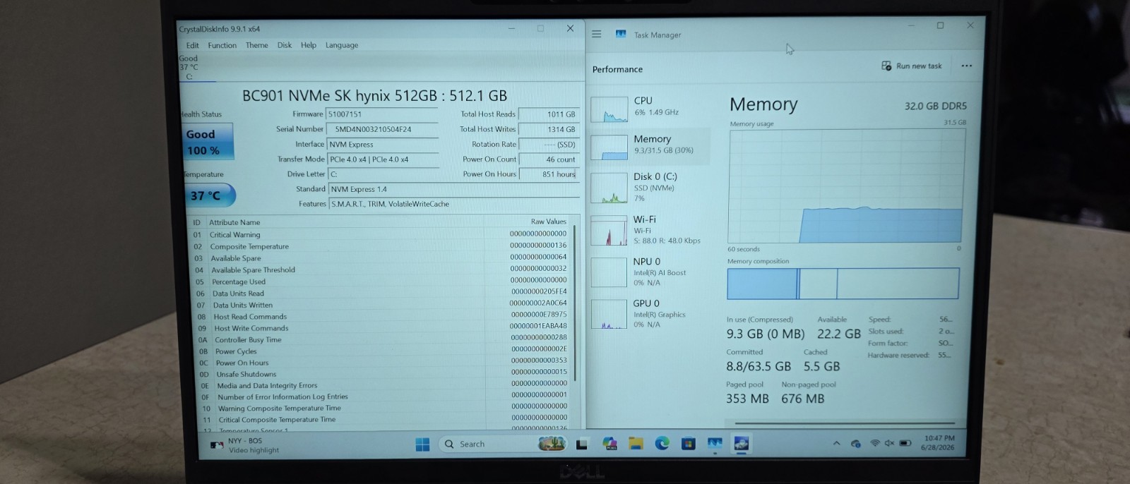 Dell Latitude 5450 14″ FHD TOUCH Core Ultra 7 165U 32GB 512GB NVMe Win 11 Gray