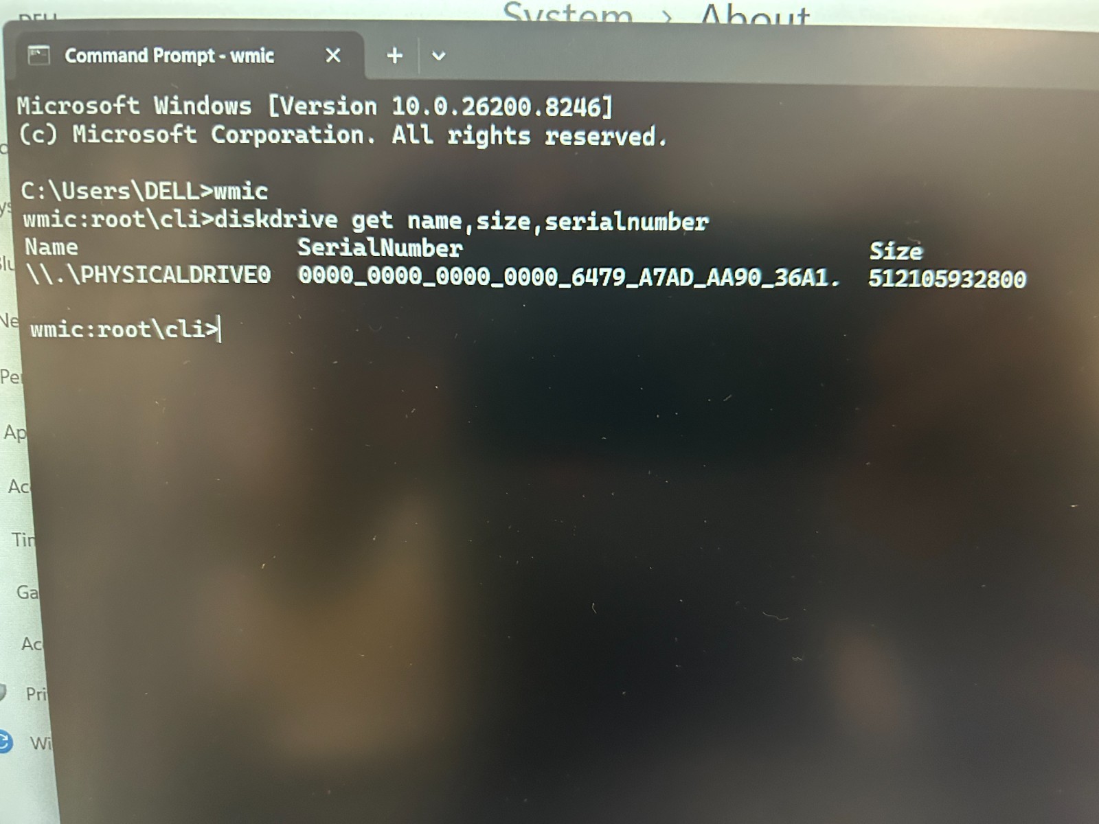 DELL 15 DC15255 G8MK9, AMD Ryzen 7 7730U, 2.00 GHz, 16 GB RAM 512 GB NVMe SSD