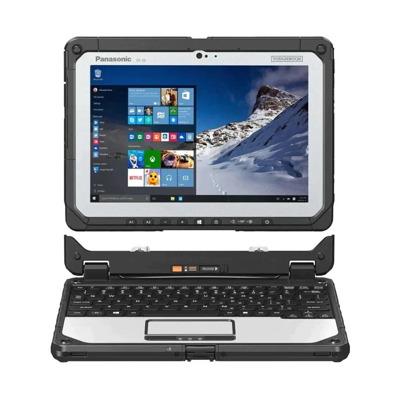 Panasonic Toughbook CF-20 m5-6Y57 8GB RAM 2TB SSD Dual Battery LTE Windows 10/11