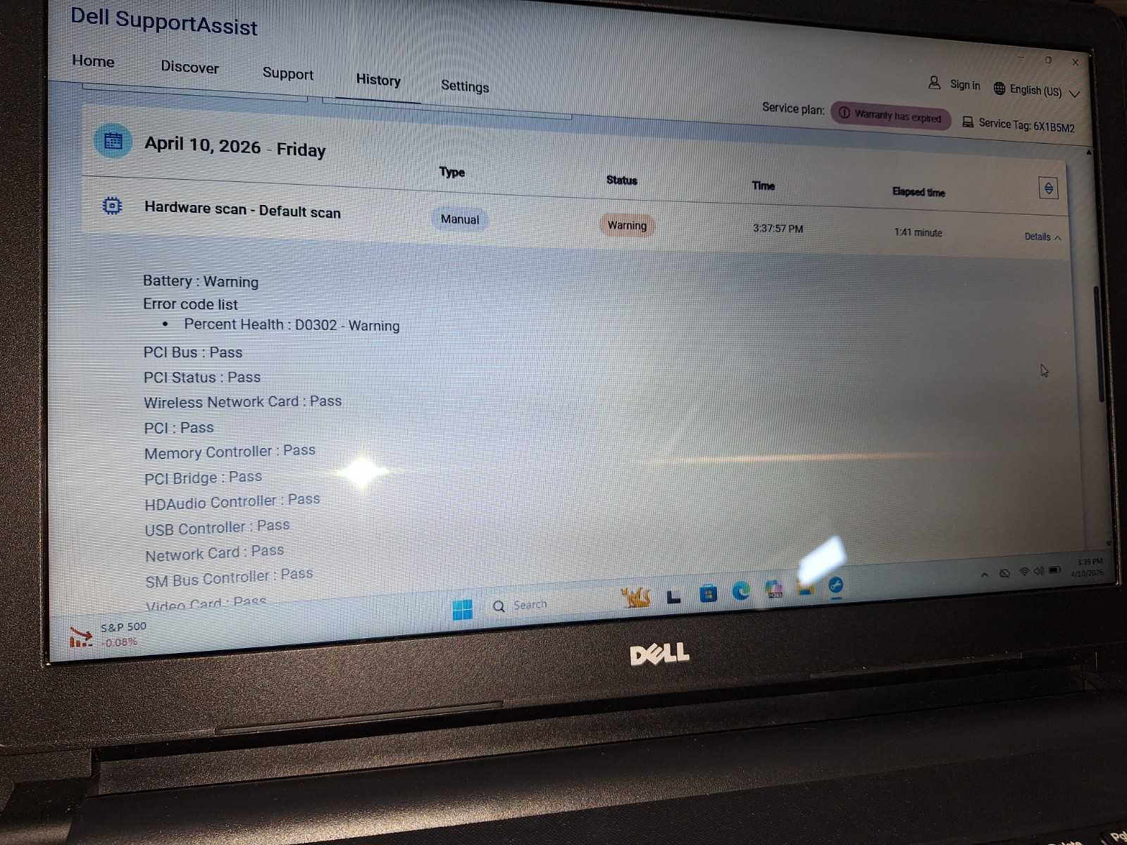Dell Inspiron 15″ 5566 Laptop Core i5-7200U / SSD 256 GB / 8GB / Win 11 Pro