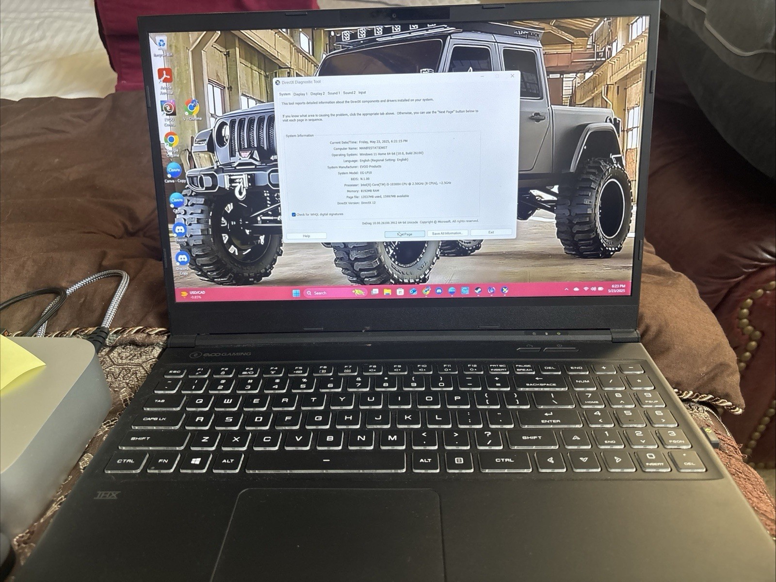 evoo gaming laptop