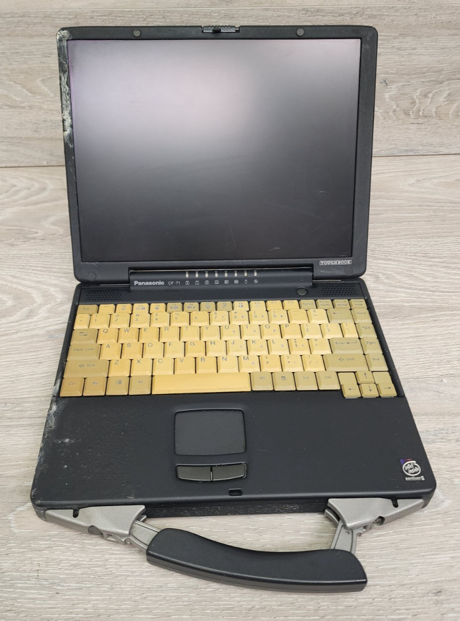 Panasonic Toughbook CF-71 Laptop PC T0654ZA NO HDD AS IS PARTS REPAIR READ! #B