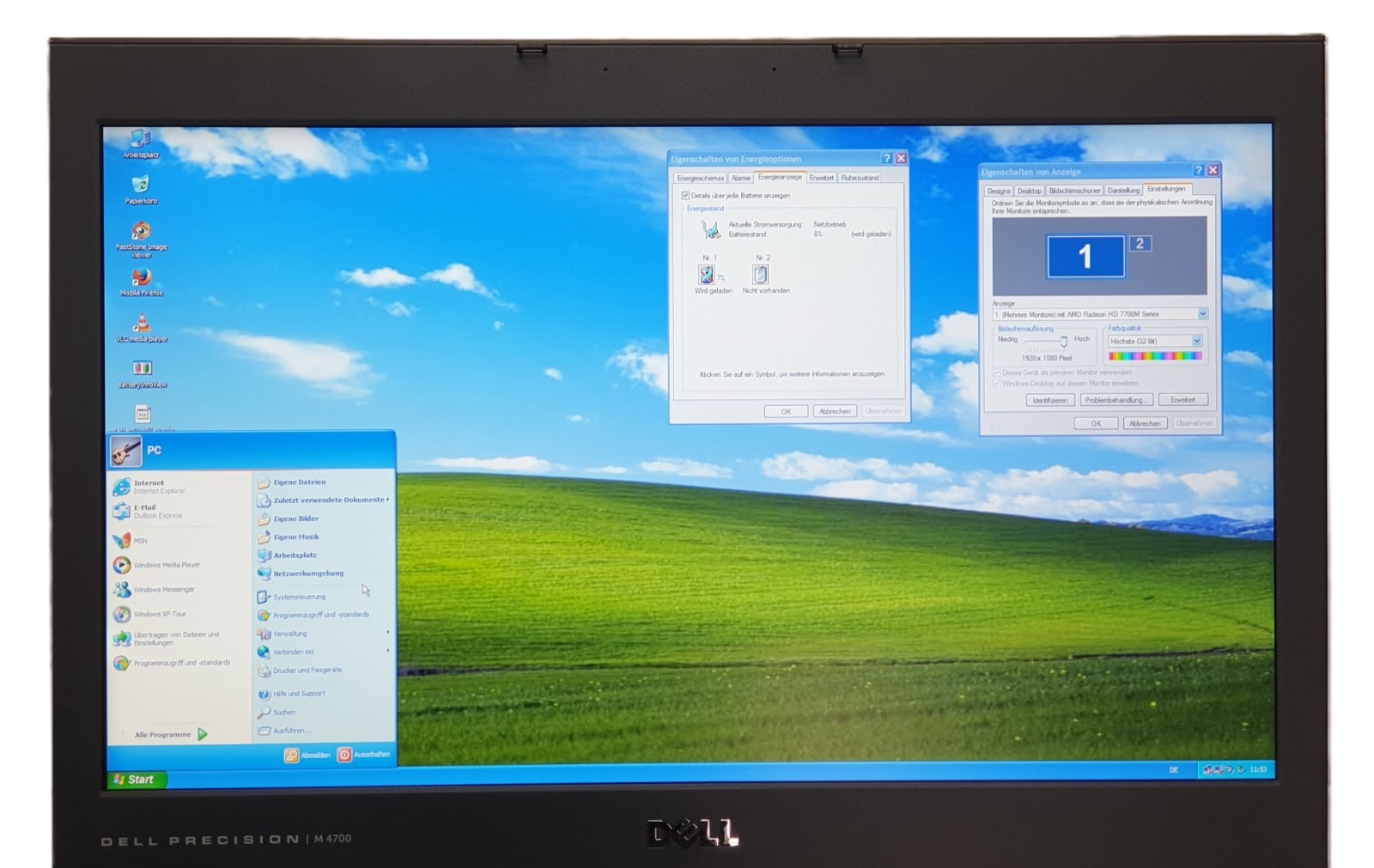 Dell Precision M4700 Windows XP Gamer Notebook i7 4GB 1TB Laptop HD 7700M 15.6″