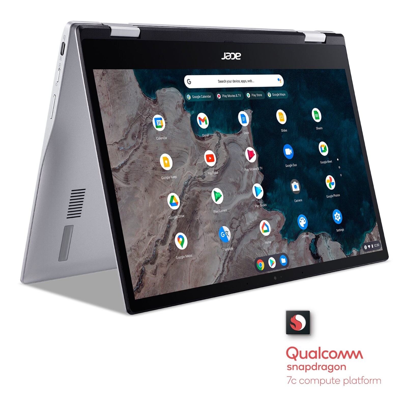 Acer Spin CP513-1H-S60F 13.3″ (64GB SSD, Qualcomm 7c, 2.1GHz, 4GB) Chromebook –