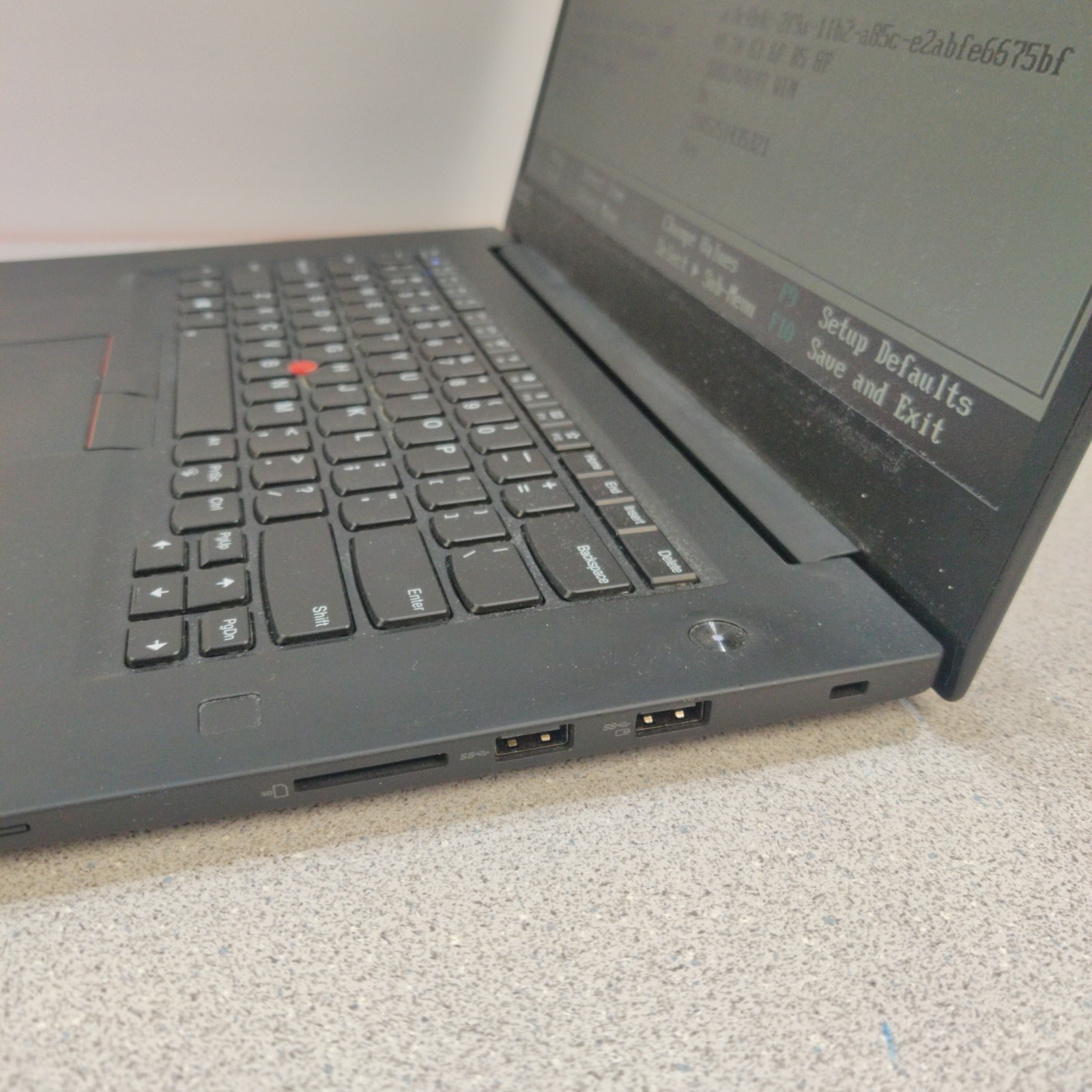 Lenovo P1 Gen 2 i7-9850H 32GB RAM Quadro T1000 NO SSD/OS/AC ADAPTER – Used