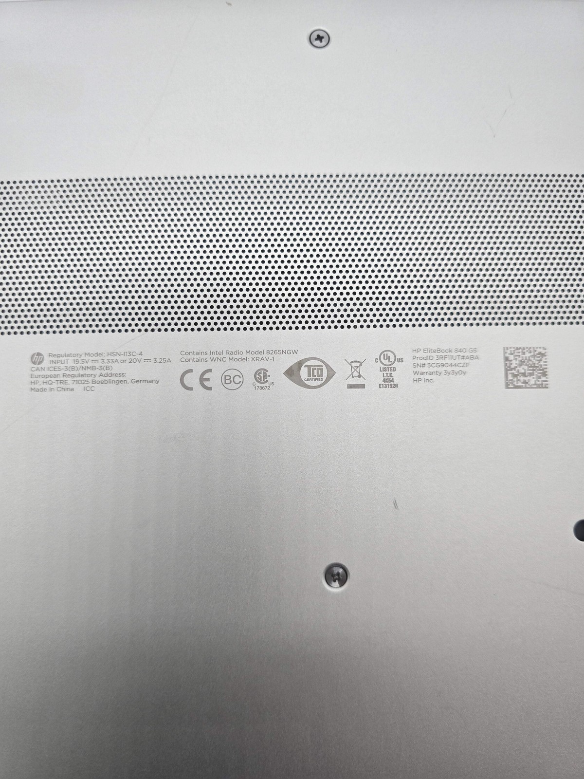 HP EliteBook 840 G5 14″ Laptop i5-8350U 16GB RAM 256GB SSD Cracked Screen Tested