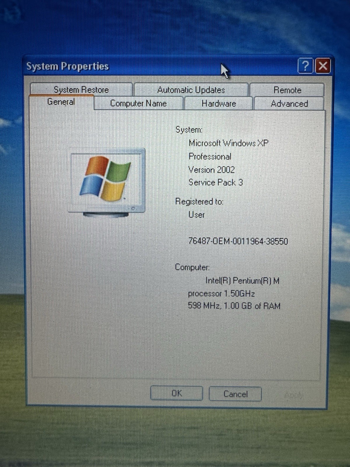 Sony VGN-S170P PCG-6C3L Pentium M 1.5GHz 1GB 128GB Disc Win XP Laptop