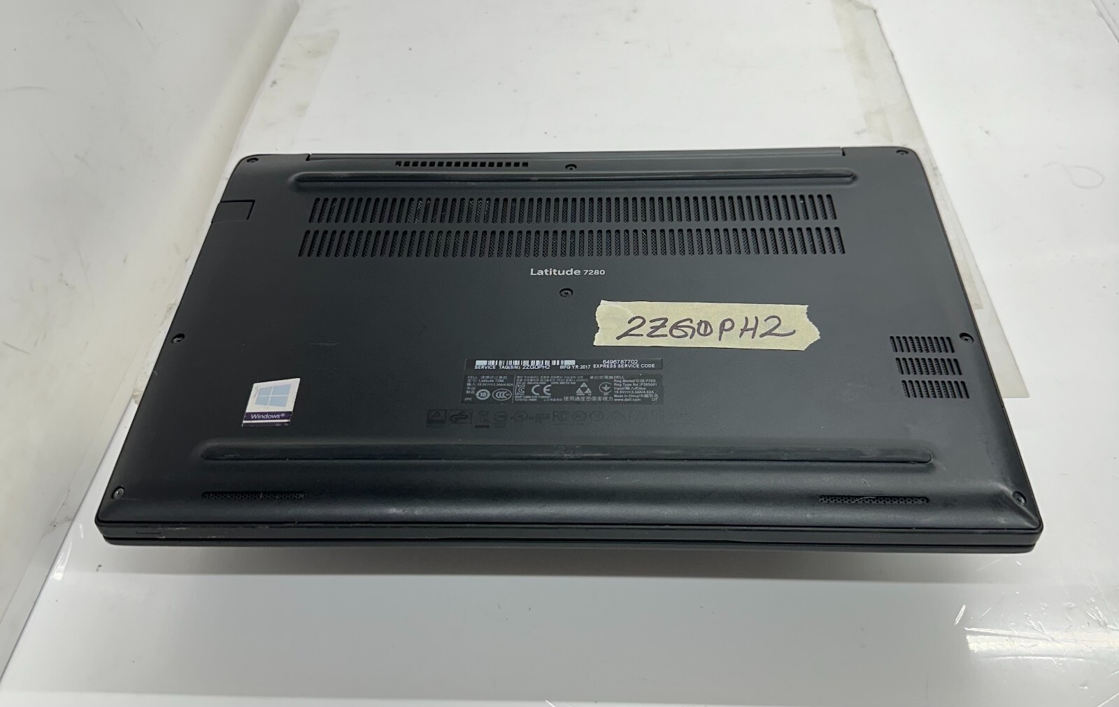 DELL LATITUDE 7280 INTEL CORE i5-7300U @ 2.60GHz 8GB RAM 256GB SSD WIN-11P *READ