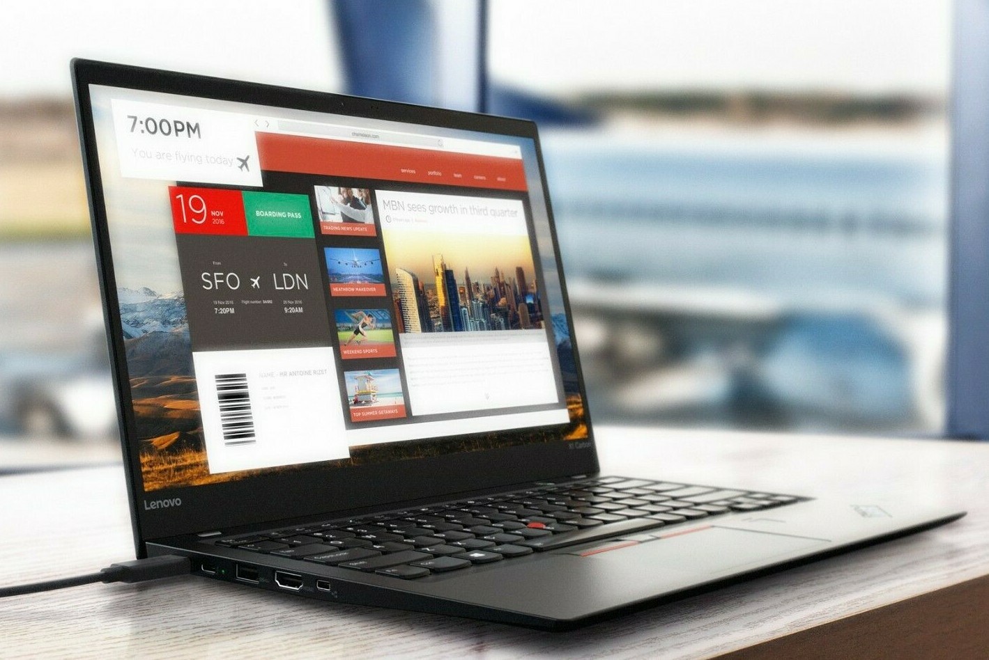 X1 CARBON, LENOVO THINKPAD i7-8650U QUAD 16GB 256G FHD LTE GAR GERMAN ENGLISH