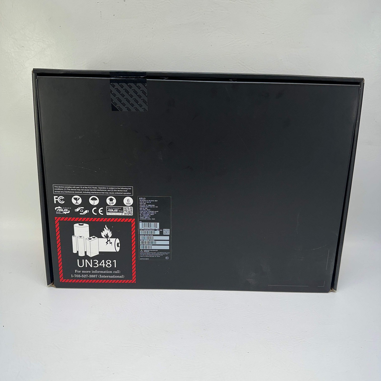 Asus Rog strix G513 Ryzen 7 4800H 2.9GHz 16GB RAM 512GB SSD GeForce RTX 3050 Ti
