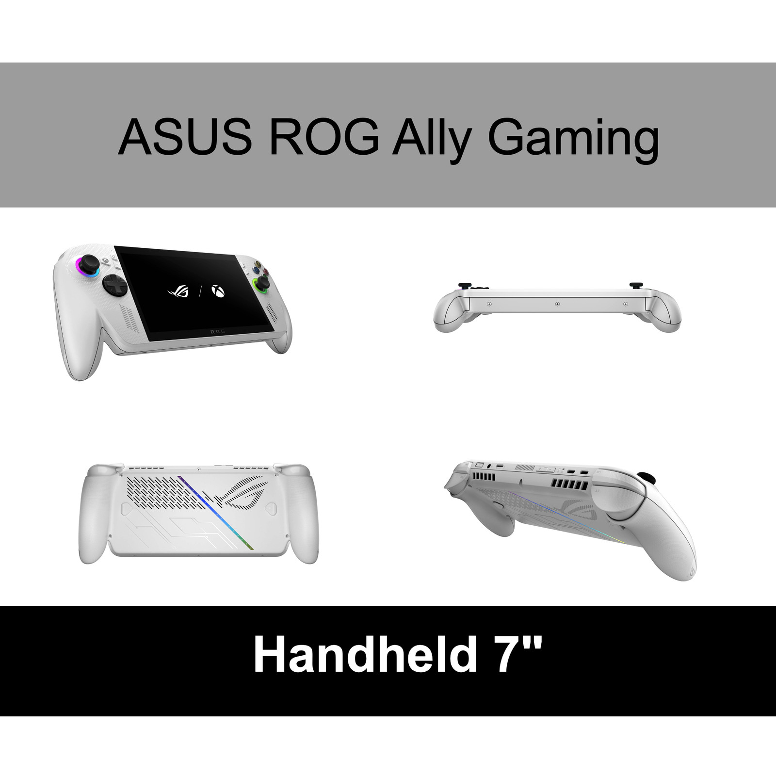 ASUS ROG Ally 7″ FHD Touch AMD Ryzen Z2 A 16GB 512GB SSD W11H Gaming Handheld