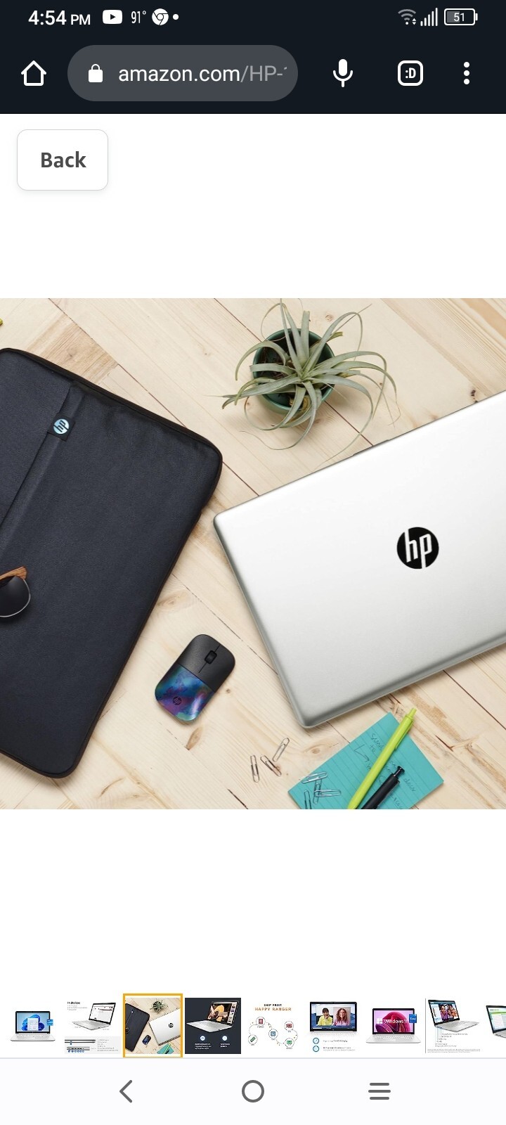 HP 17-cn0023dx 17.3″ (256GB SSD, Intel Core I5 11th Gen., 2.4GHz, 8GB) Laptop –