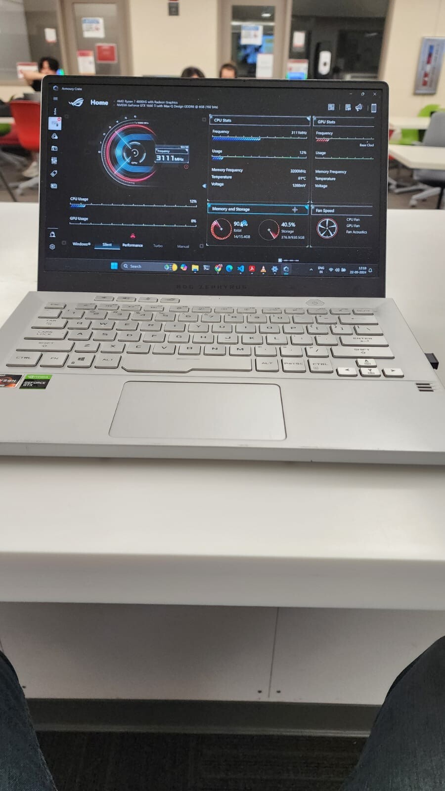 ASUS Rog Zephyrus G14 14″ (1TB SSD, AMD Ryzen 7, 2.40GHz, 16GB RAM,NVIDIA…