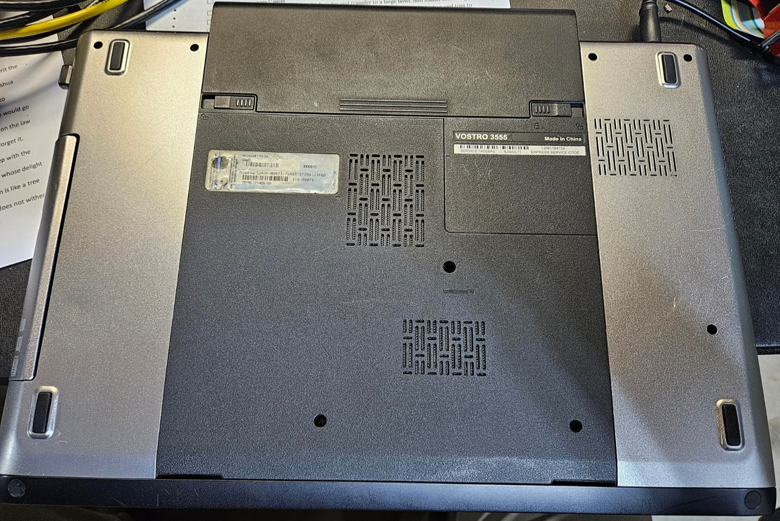 DELL Vostro 3555 Laptop 15.6″ i7 2630QM 8GB RAM 500GB SSD Win 10 Pro