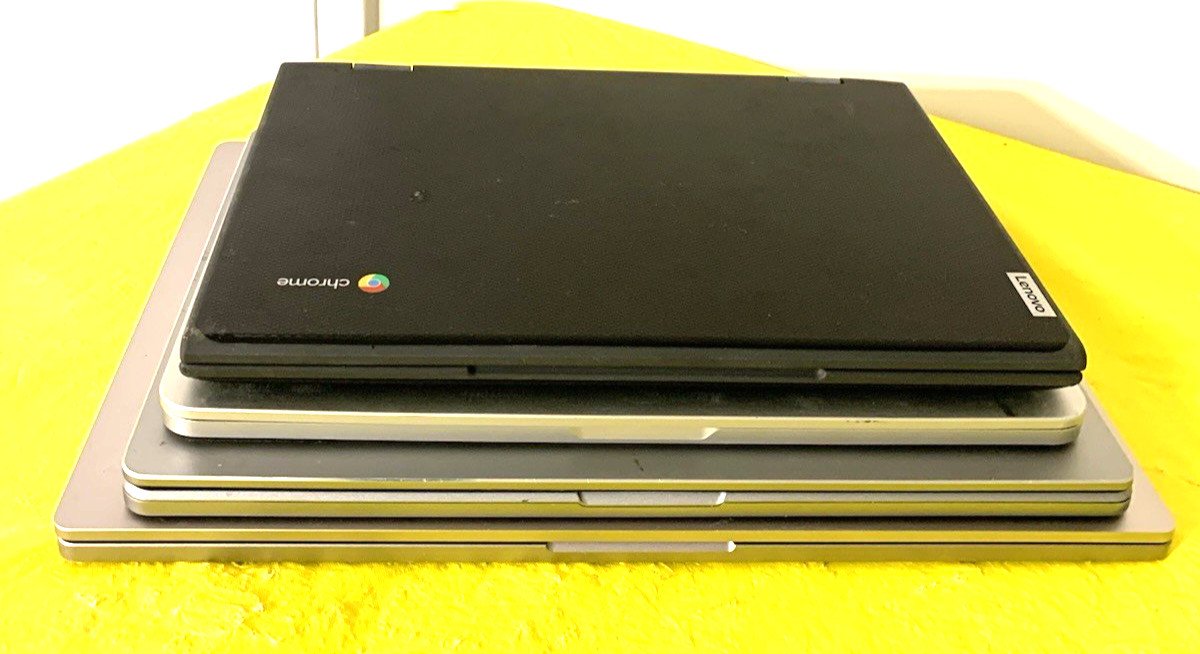 Lot of 4 Acer Lenovo Samsung Asus Chrome book Laptops