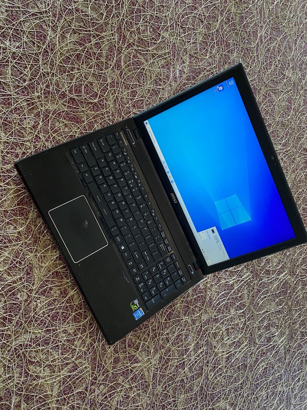 MSI Notebook MS-16GC Intel Core i7-4700MQ 2.4GHz 12GB RAM 500GB HD Win 10