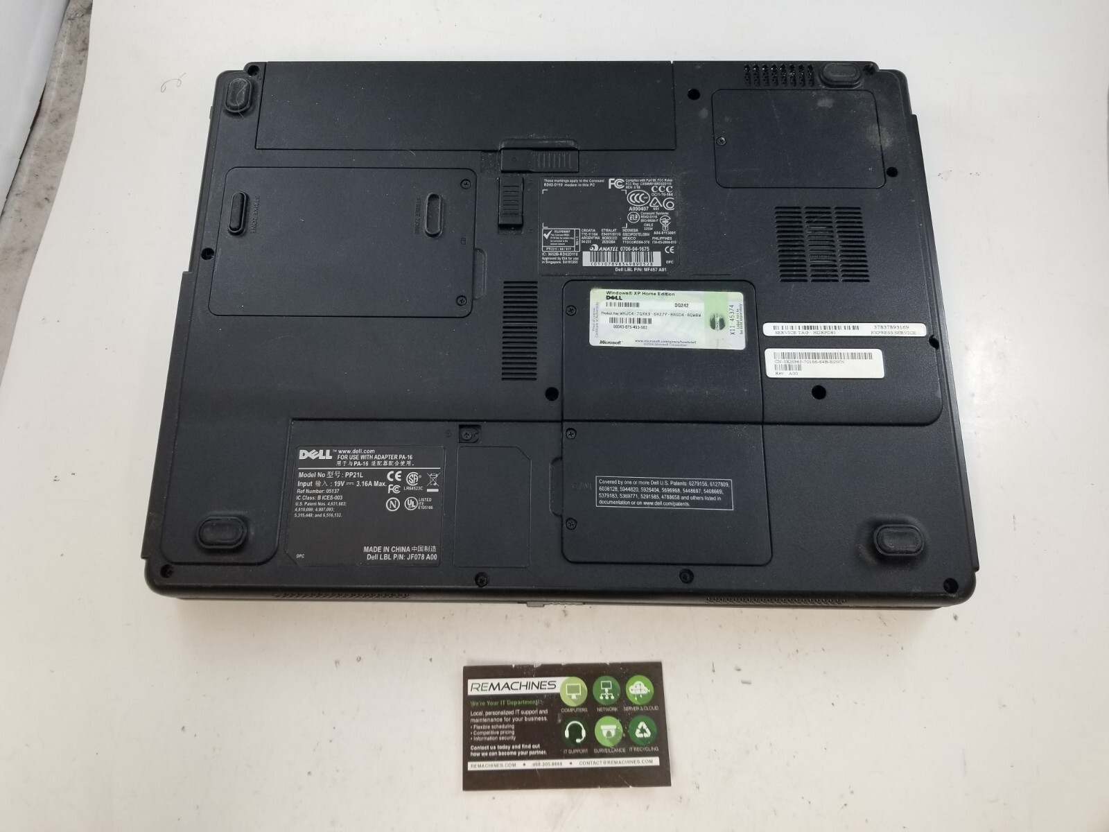 Dell Inspiron B120 Laptop Intel Celeron 1.5GHz 256MB 40GB HDD No OS Read