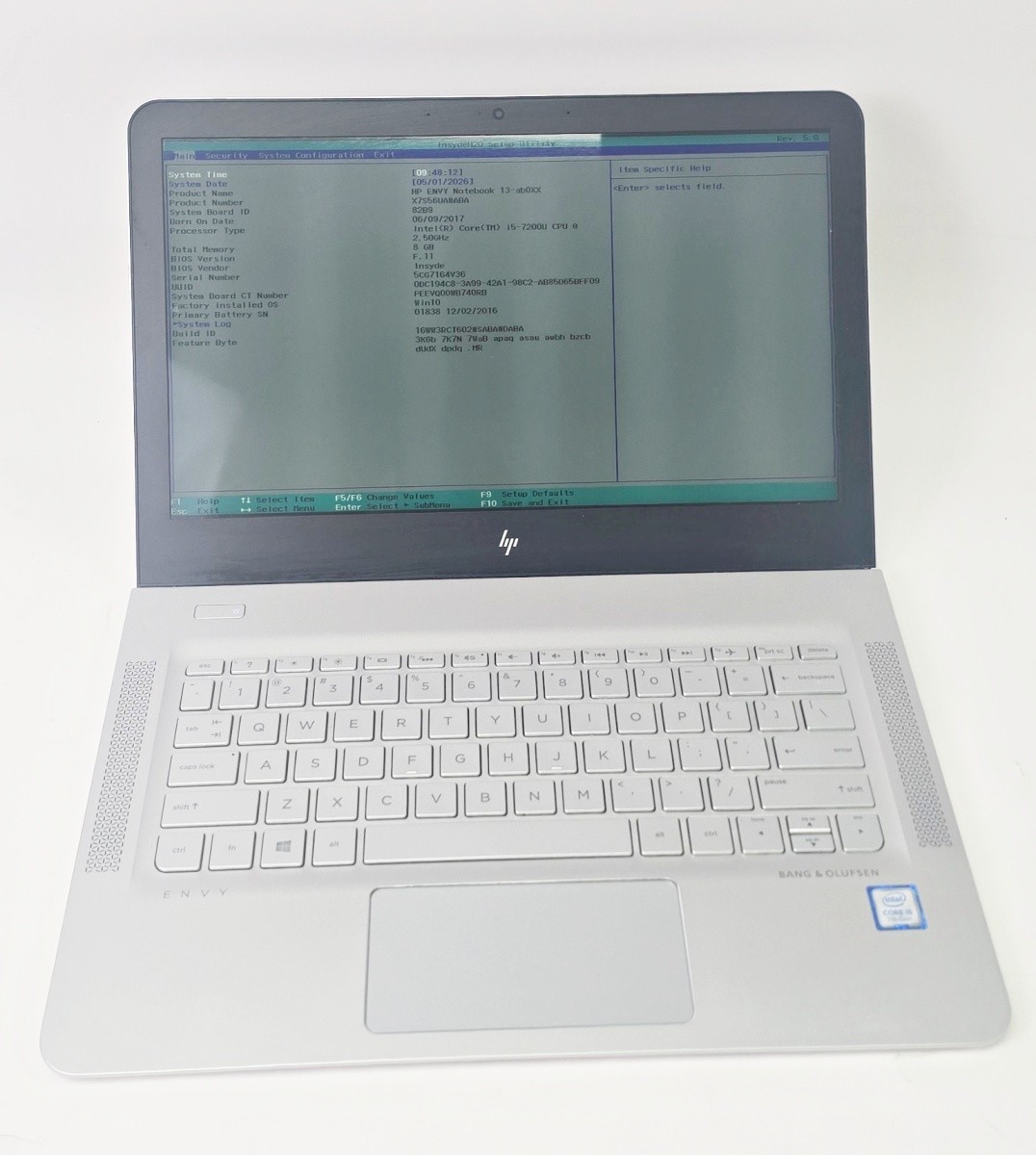 HP ENVY 13-ab016nr 13.3″ Laptop Intel i5-7200U 8GB 256GB SSD